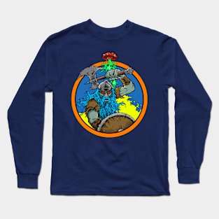 scifi mushroom warrior Long Sleeve T-Shirt